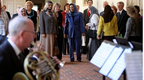 Welcoming our honored guests